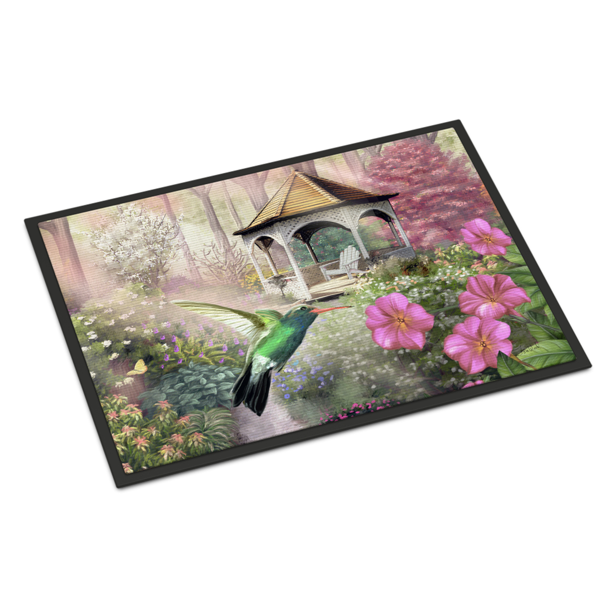 Caroline's Treasures Tappetino Asciuga Piatti Con Colibrì – Assorbente In Poliestere, Dimensioni 35,6 X 53,3 Cm, Multicolore, Elegante E Pratico