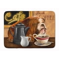thumbnail image 1 of Carolines Treasures English Bulldog Morning Coffee Floor Mat, 19" x 27", Multicolor, 1 of 2