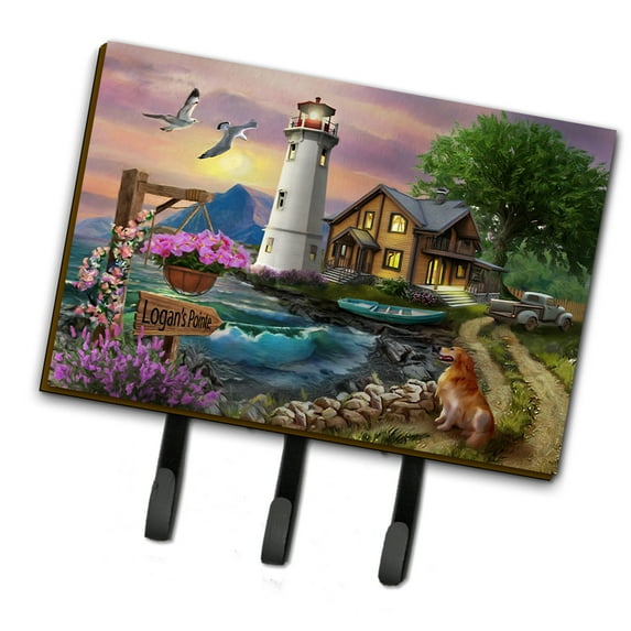 Logan's Pointe Lighthouse Golden Retriever Leash or Key Holder