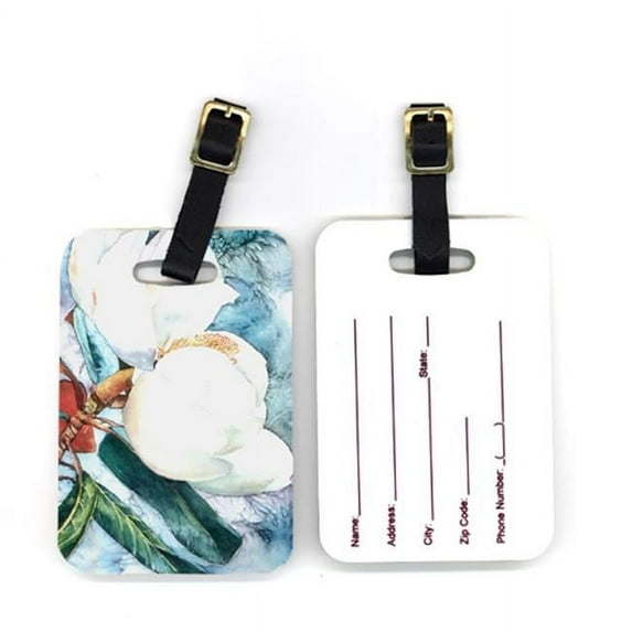 Carolines Treasures Pair of Flower Magnolia Luggage Tag