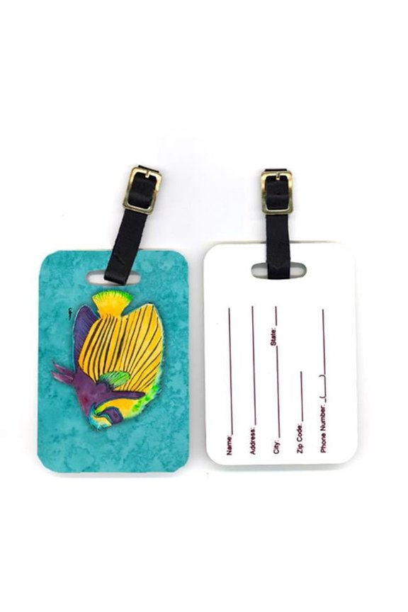 Carolines Treasures  Pair of Tropical Fish Luggage Tag