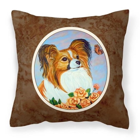 Carolines Treasures Papillon Fabric Decorative Pillow