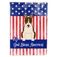thumbnail image 1 of Carolines Treasures BB3131GF Patriotic USA Bull Terrier Dark Brindle Garden Size Flag, 1 of 2