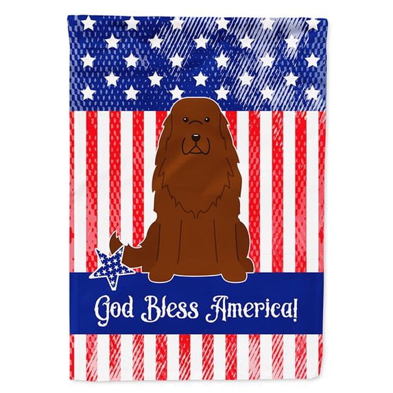 Carolines Treasures BB3045GF Patriotic USA Caucasian Shepherd Dog Garden Size Flag