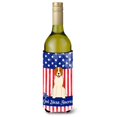 thumbnail image 1 of Carolines Treasures  Patriotic USA Central Asian Shepherd Dog Wine Bottle Beverge Insulator Hugger, 1 of 1