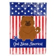 thumbnail image 1 of Carolines Treasures BB3137GF Patriotic USA Chow Chow Red Garden Size Flag, 1 of 3