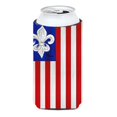 thumbnail image 1 of Carolines Treasures  Patriotic USA Fleur de lis Tall Boy Hugger, 1 of 1