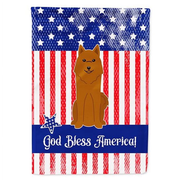 Carolines Treasures BB3017CHF Patriotic USA Karelian Bear Dog Flag Canvas House Size