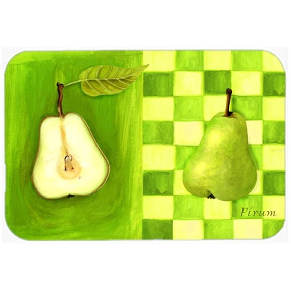 Carolines Treasures Pear by Ute Nuhn Glass Large Cutting Board