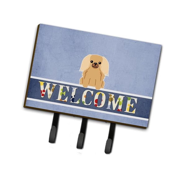 Carolines Treasures Pekingnese Fawn Sable Welcome Leash or Key Holder