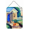 thumbnail image 1 of Carolines Treasures  Pembroke Corgi At The Cottage Aluminium Metal Wall Or Door Hanging Prints, 1 of 1
