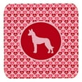 thumbnail image 1 of Carolines Treasures  Pharaoh Hound Valentine Hearts Foam Coasters - Set 4- 3.5 x 3.5 In., 1 of 1