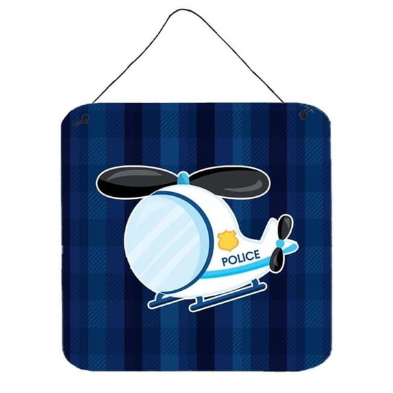 Carolines Treasures Police Helicopter Wall or Door Hanging Prints