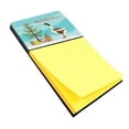 thumbnail image 1 of Carolines Treasures Pomeranian Rogener Goose Christmas Sticky Note Holder Teal Large multicolor, 1 of 1