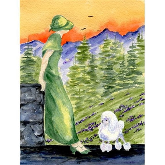 Carolines Treasures  Poodle Garden Size Flag