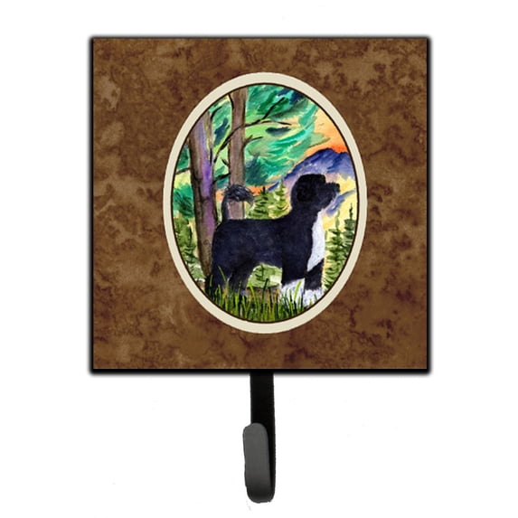Carolines Treasures Portuguese Water Dog Leash or Key Holder Single Hook multicolor