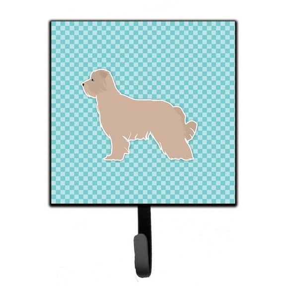 Carolines Treasures BB3718SH4 Pyrenean Shepherd Checkerboard Blue Leash or Key Holder