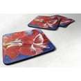 thumbnail image 1 of Carolines Treasures RDR2007FC Foam Coaster Set of 4 3 1/2 x 3 1/2 multicolor, 1 of 3