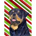 thumbnail image 1 of Carolines Treasures  Rottweiler Candy Cane Holiday Christmas Flag - Garden Size, 1 of 1
