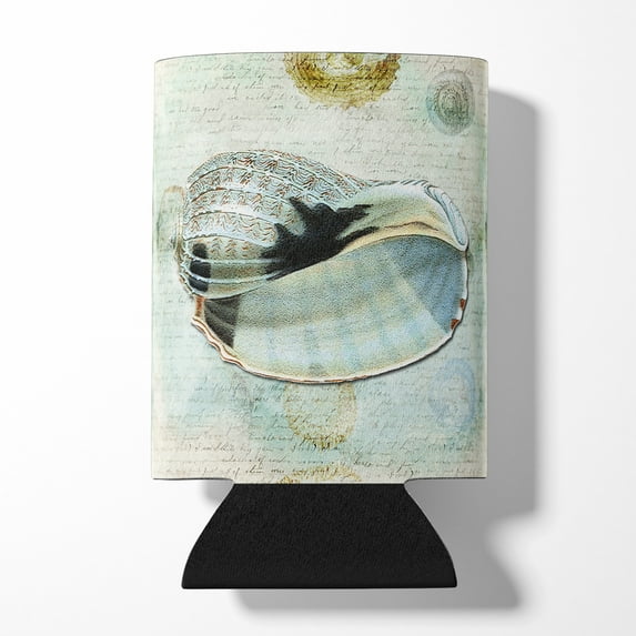 Carolines Treasures SB3028CC Beach Conch Shell in Blues Can or Bottle Hugger Can Hugger multicolor
