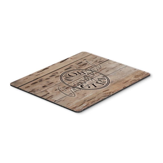 Carolines Treasures SB3056MP Genuine Cow Girl Branded Mouse Pad Hot Pad or Trivet Large multicolor