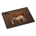 thumbnail image 1 of Carolines Treasures SB3074MAT Cow Momma and Baby Doormat 18x27 27"L x 18"W multicolor, 1 of 4