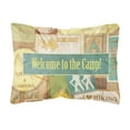 thumbnail image 1 of Carolines Treasures SB3080PW1216 Welcome to the Camp   Canvas Fabric Decorative Pillow  12H x16W multicolor, 1 of 3