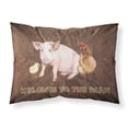 thumbnail image 1 of Carolines Treasures SB3083PILLOWCASE Welcome to the Farm with the pig and chicken Fabric Standard Pillowcase Standard, 1 of 2