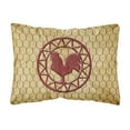 thumbnail image 1 of Carolines Treasures SB3085PW1216 Rooster Chicken Coop Canvas Fabric Decorative Pillow 12H x16W multicolor, 1 of 3
