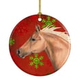 thumbnail image 1 of Carolines Treasures SB3123CO1 Horse Red Snowflakes Holiday Christmas  Ceramic Ornament 3 in multicolor, 1 of 3