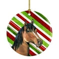 thumbnail image 1 of Carolines Treasures SB3135CO1 Horse Candy Cane Holiday Christmas Ceramic Ornament 3 in multicolor, 1 of 3