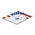 thumbnail image 1 of Carolines Treasures SC9023MP USA American Flag with American Eskimo Mouse Pad Hot Pad or Trivet Large multicolor, 1 of 1