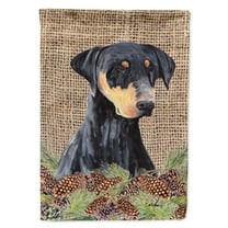 Carolines Treasures SC9038-FLAG-PARENT Doberman Flag  multicolor