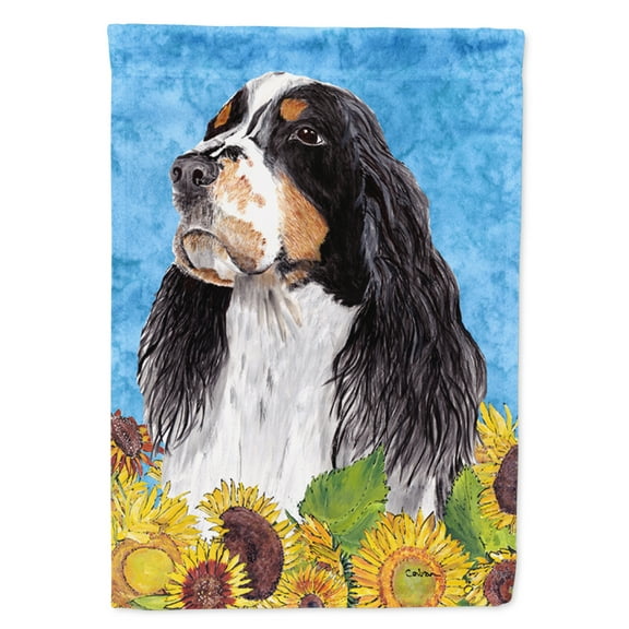 Carolines Treasures SC9058-FLAG-PARENT Springer Spaniel Flag  multicolor
