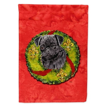 Carolines Treasures SC9096-FLAG-PARENT Pug Flag  multicolor