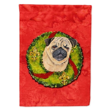 Carolines Treasures SC9102-FLAG-PARENT Pug Flag  multicolor