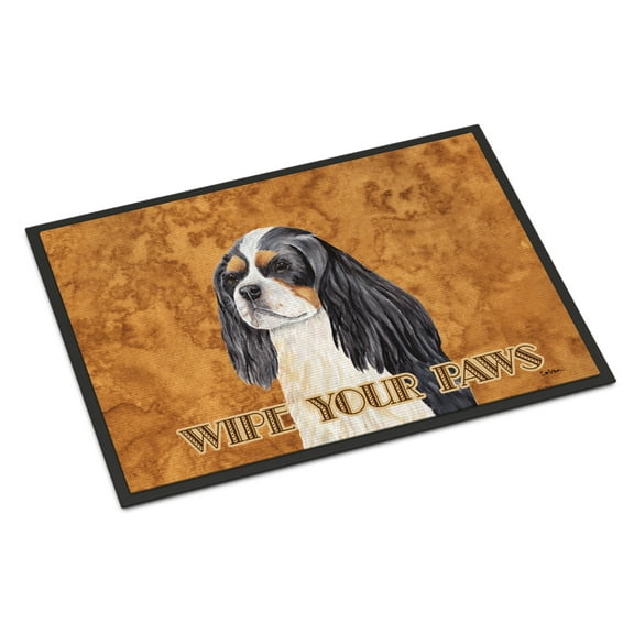 Carolines Treasures SC9120MAT Cavalier Spaniel Door Mat Indoor Rug or Outdoor Welcome Mat 18X27 Doormat 27"L x 18"W