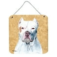 thumbnail image 1 of Carolines Treasures SC9130DS66 Pit Bull Wipe your Paws Wall or Door Hanging Prints 6x6 multicolor, 1 of 1