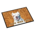 thumbnail image 1 of Carolines Treasures SC9130MAT Pit Bull Door Mat Indoor Rug or Outdoor Welcome Mat 18X27 Doormat 27"L x 18"W multicolor, 1 of 4