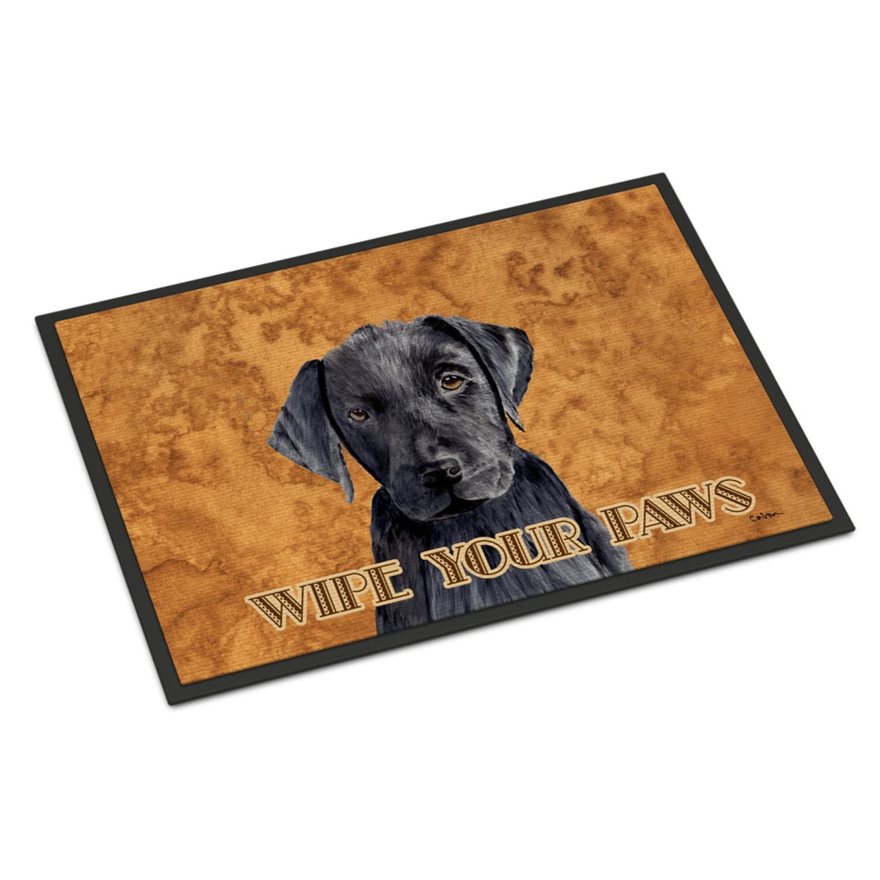 24 x 36 in. Black Labrador Retriever Welcome Indoor or  NEW Labrador Dog And‎ Cat Rug Door Mat..36\