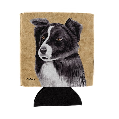 Carolines Treasures SC9138CC Border Collie Can or Bottle Beverage Insulator Hugger Can Hugger multicolor