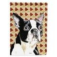thumbnail image 1 of Carolines Treasures SC9200-FLAG-PARENT Boston Terrier Fall Leaves Portrait Flag  multicolor, 1 of 2