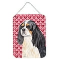 thumbnail image 1 of Carolines Treasures SC9248DS1216 Cavalier Spaniel Hearts Love and Valentines Day Portrait Wall or Door Hanging Prints, 1 of 2