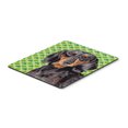 thumbnail image 1 of Carolines Treasures SC9283MP "Dachshund St. Patricks Day Shamrock Portrait Mouse Pad Hot Pad or Trivet" Large multicolor, 1 of 1