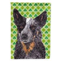 Carolines Treasures SC9316-FLAG-PARENT Australian Cattle Dog St. Patricks Day Shamrock Flag multicolor