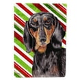 thumbnail image 1 of Carolines Treasures SC9323-FLAG-PARENT Dachshund Candy Cane Holiday Christmas Flag  multicolor, 1 of 2