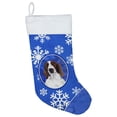 thumbnail image 1 of Welsh Springer Spaniel Winter Snowflakes Christmas Stocking SC9380, 1 of 2