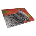thumbnail image 1 of Carolines Treasures SC9406LCB Pug Red and Green Snowflakes Holiday Christmas Glass Cutting Board Large, 12H x 16W,, 1 of 2
