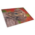 thumbnail image 1 of Carolines Treasures SC9408LCB Dachshund Red and Green Snowflakes Holiday Christmas Glass Cutting Board Large 12H x 16W, 1 of 1