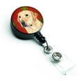 thumbnail image 1 of Carolines Treasures SC9416BR Labrador Red & Green Snowflakes Holiday Christmas Retractable Badge Reel, 1 of 2